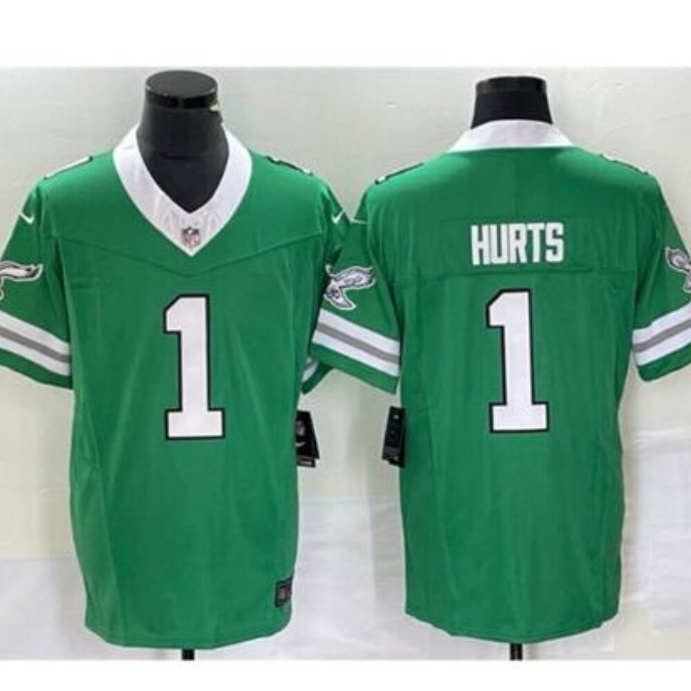 Philadelphia Eagles Jalen Hurts Green Alternate Limited Jersey1